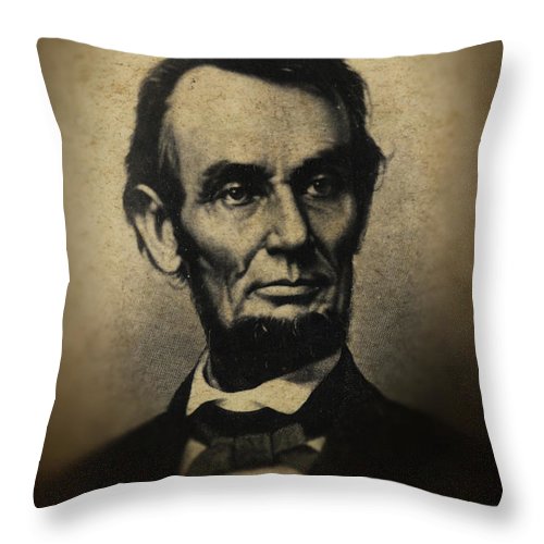 Abraham Lincoln - Throw Pillow