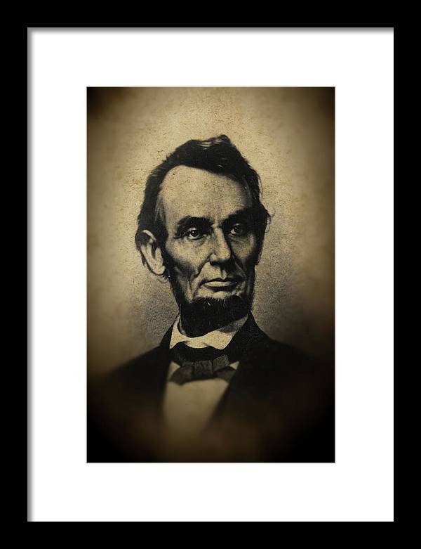 Abraham Lincoln - Framed Print