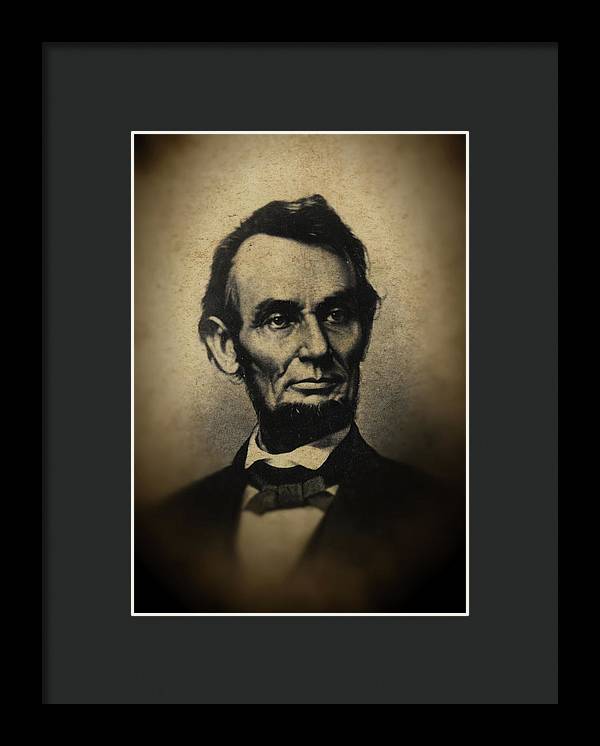 Abraham Lincoln - Framed Print