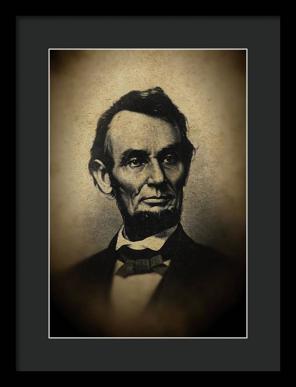 Abraham Lincoln - Framed Print