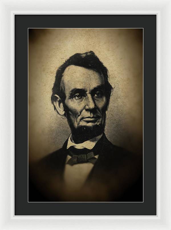 Abraham Lincoln - Framed Print