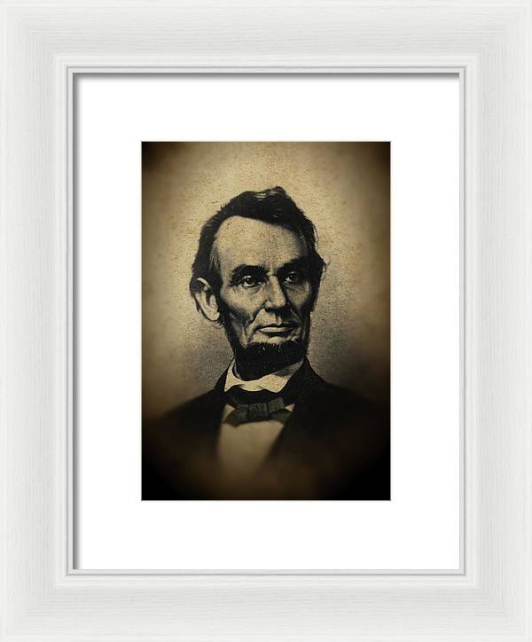 Abraham Lincoln - Framed Print