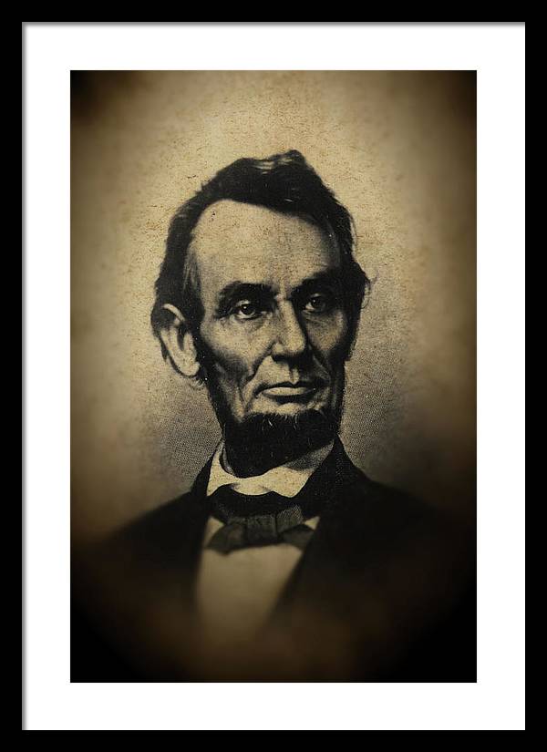 Abraham Lincoln - Framed Print