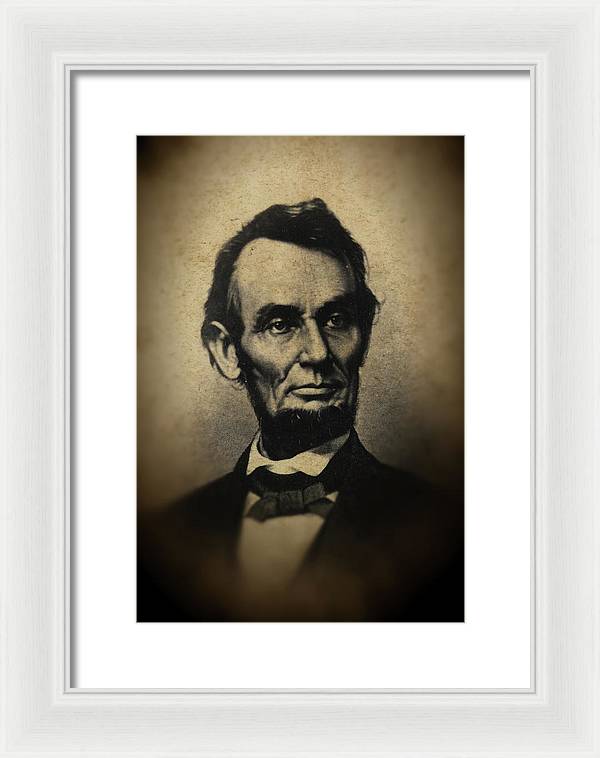 Abraham Lincoln - Framed Print