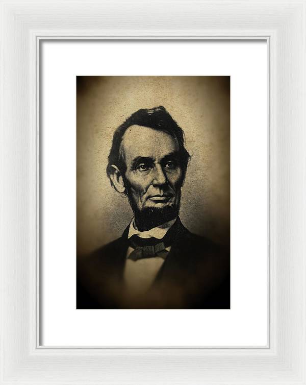 Abraham Lincoln - Framed Print