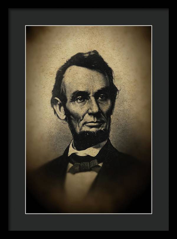 Abraham Lincoln - Framed Print