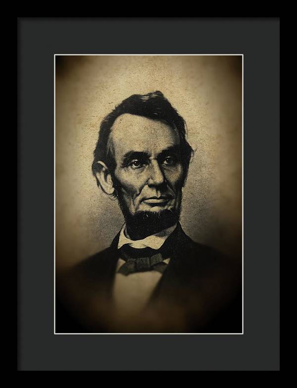 Abraham Lincoln - Framed Print