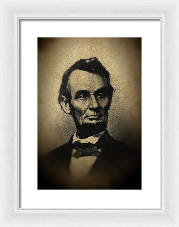 Abraham Lincoln - Framed Print