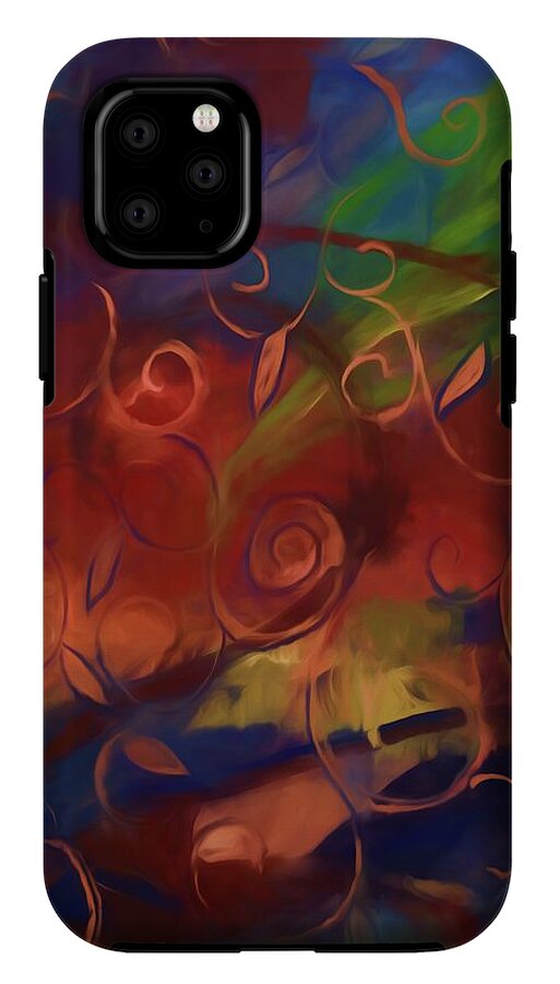 Abstract Fall Swirls - Phone Case