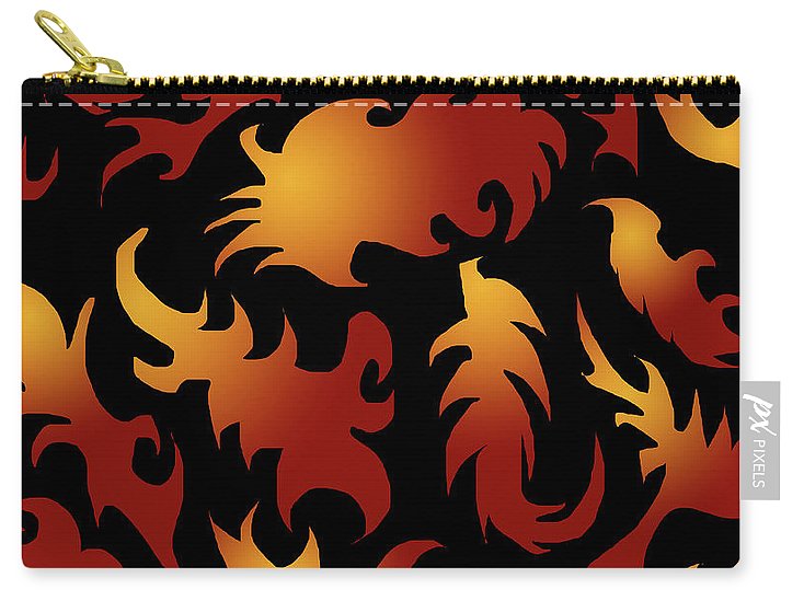 Abstract Flames Pattern - Carry-All Pouch