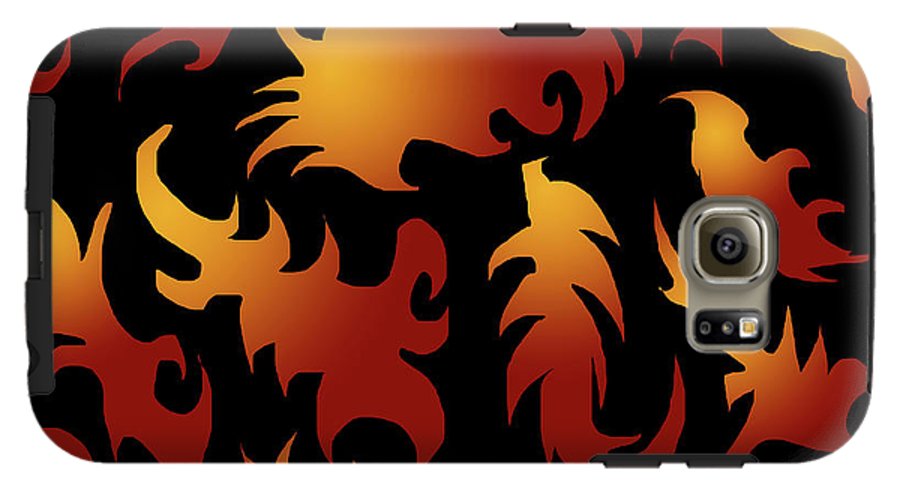 Abstract Flames Pattern - Phone Case