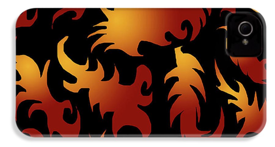 Abstract Flames Pattern - Phone Case