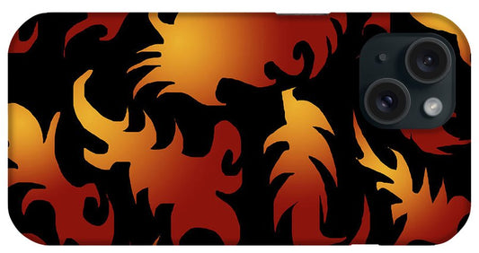 Abstract Flames Pattern - Phone Case