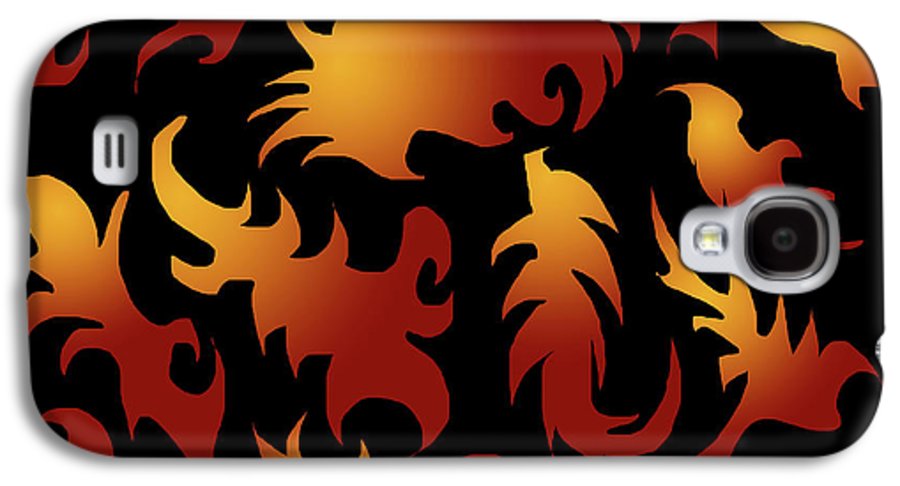 Abstract Flames Pattern - Phone Case