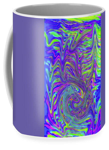 Abstract With Blue - Mug