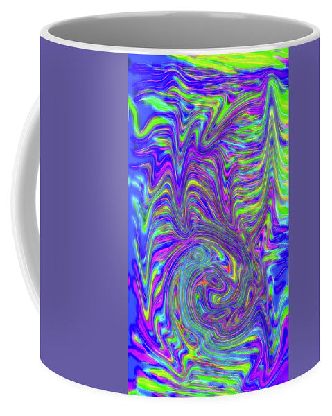 Abstract With Blue - Mug