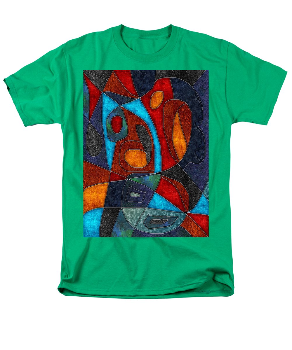 Abstract With Heart - Men's T-Shirt  (Regular Fit)