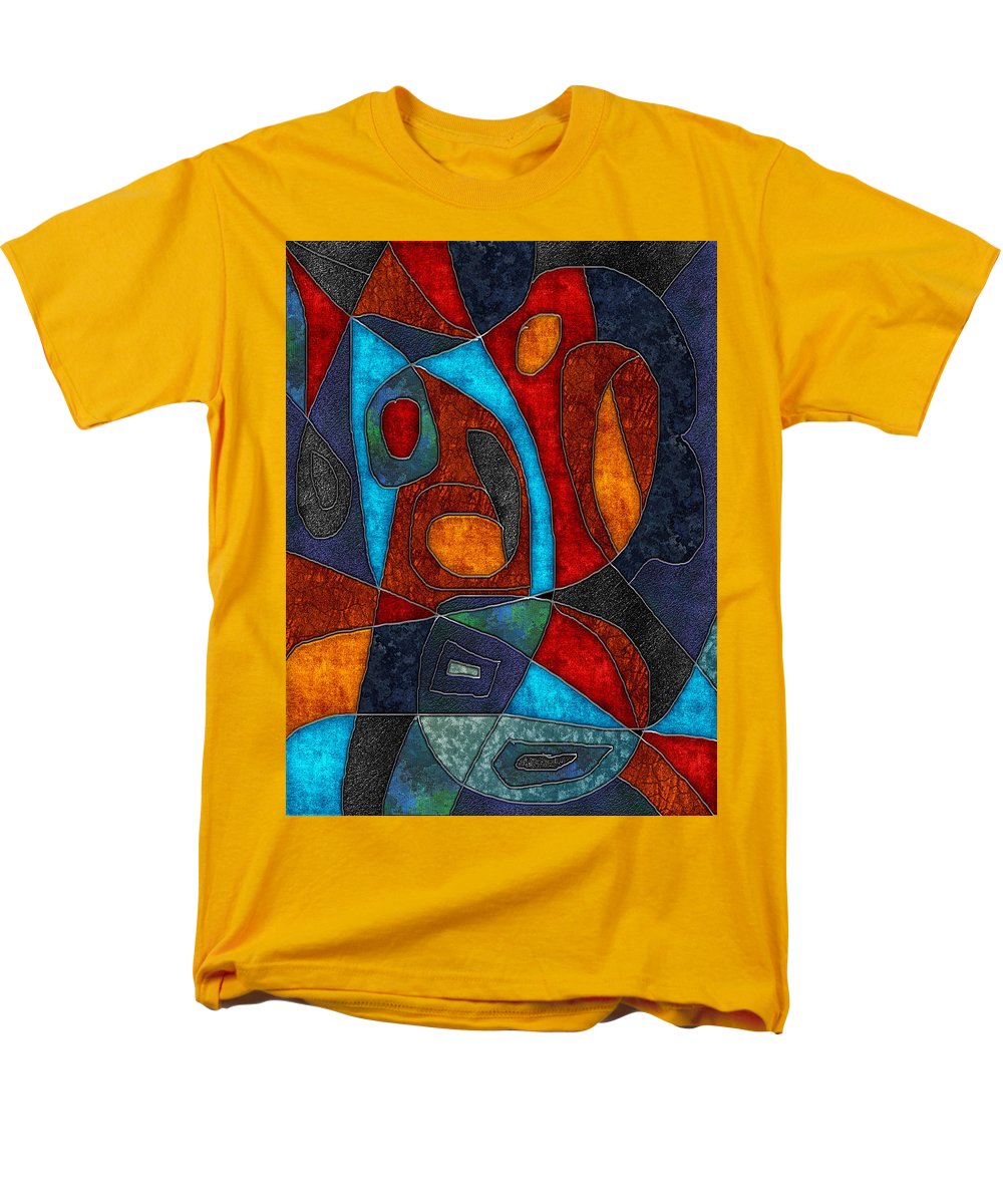 Abstract With Heart - Men's T-Shirt  (Regular Fit)