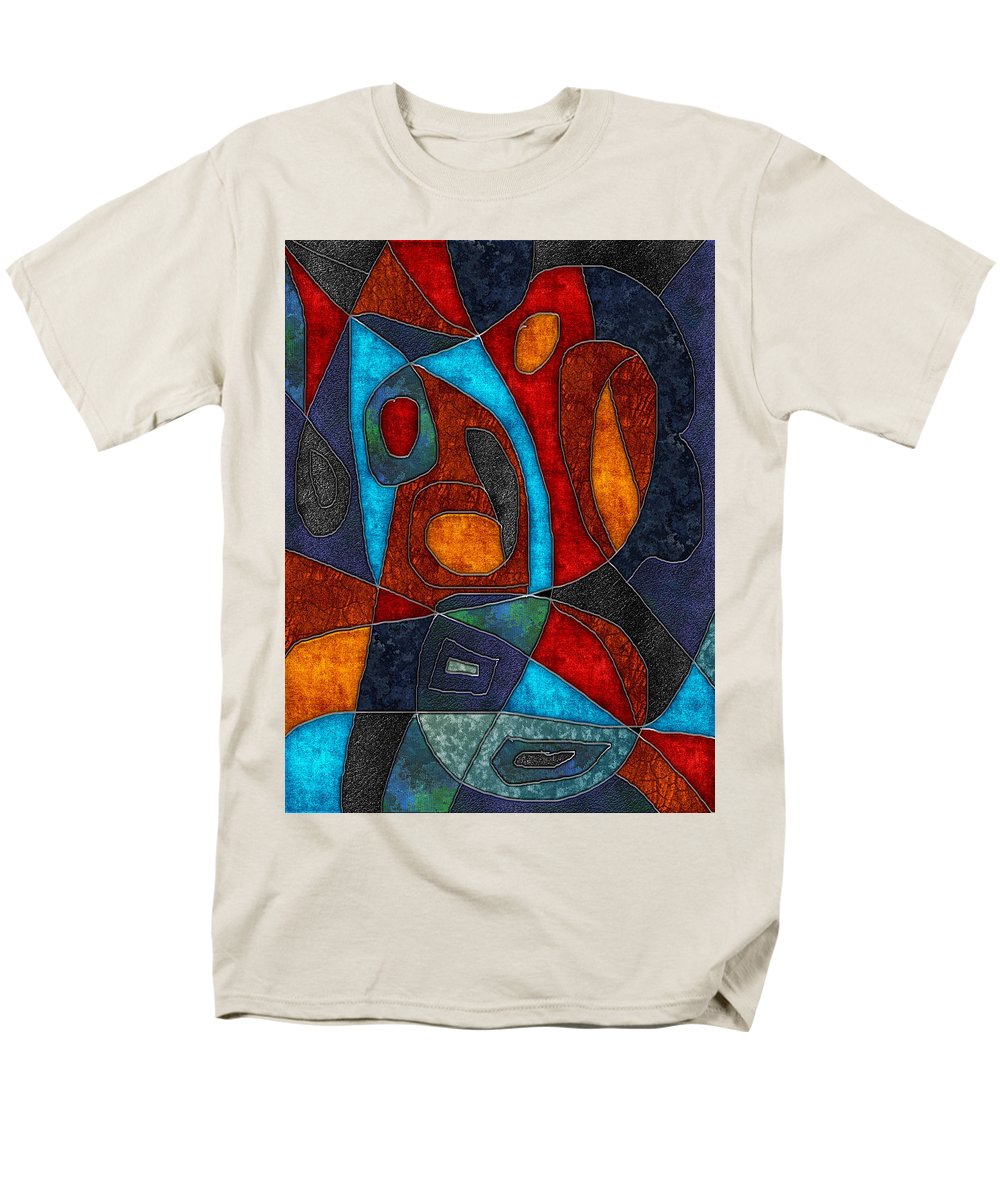 Abstract With Heart - Men's T-Shirt  (Regular Fit)