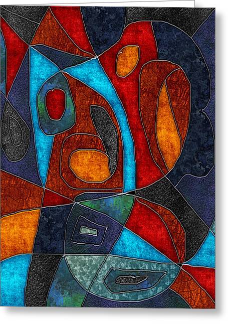 Abstract With Heart - Greeting Card
