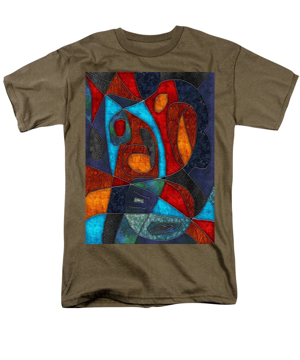 Abstract With Heart - Men's T-Shirt  (Regular Fit)