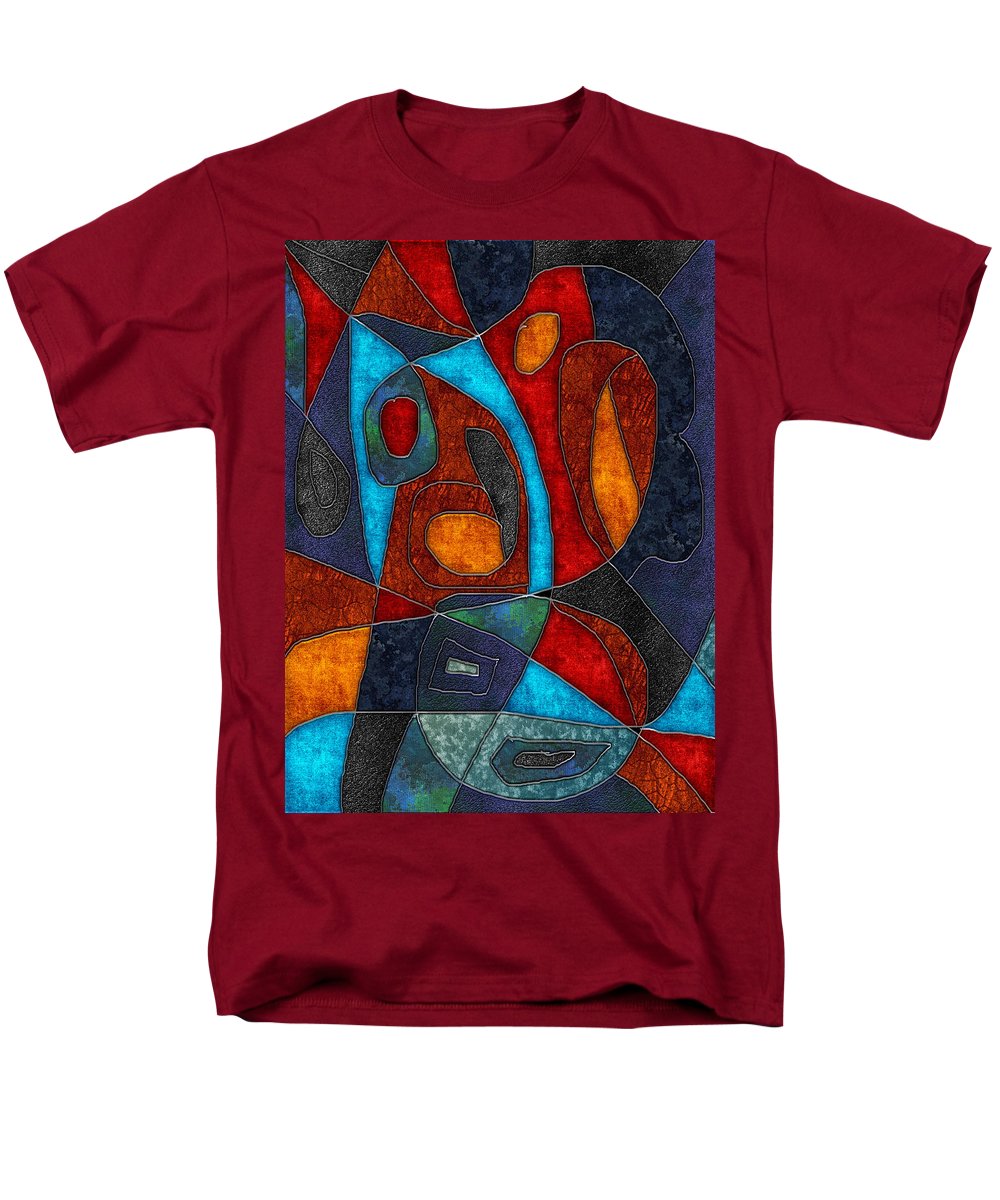 Abstract With Heart - Men's T-Shirt  (Regular Fit)