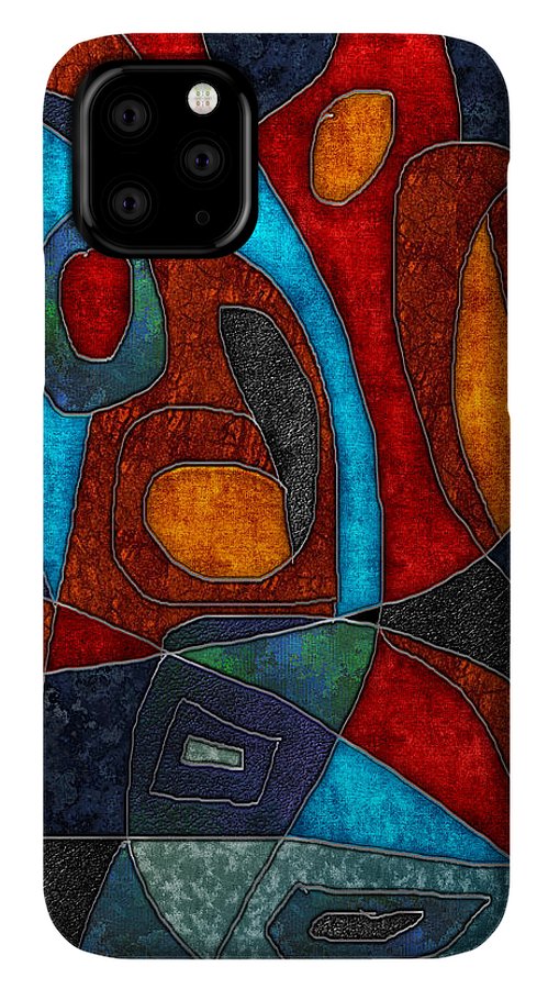 Abstract With Heart - Phone Case