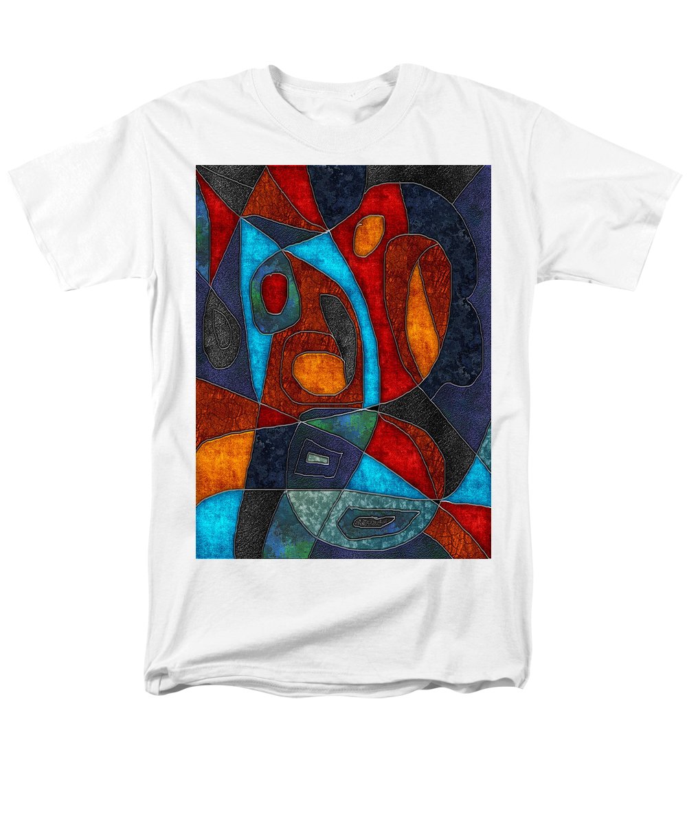 Abstract With Heart - Men's T-Shirt  (Regular Fit)