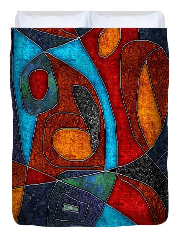 Abstract With Heart - Duvet Cover
