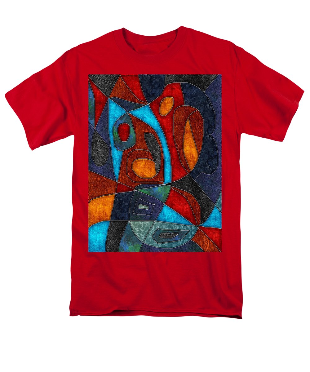 Abstract With Heart - Men's T-Shirt  (Regular Fit)