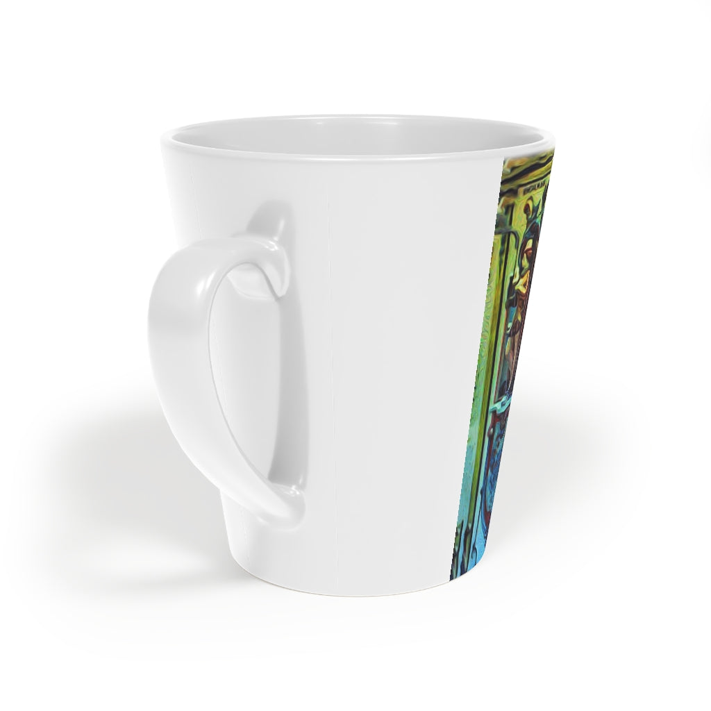 Music Cart Netherlands Latte Mug, 12oz