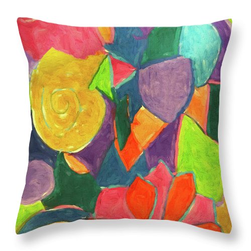 Afternoon Dreams Of Spring - Throw Pillow