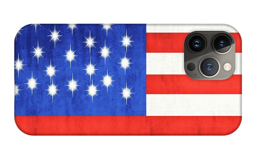 American Flag Graphic - Phone Case