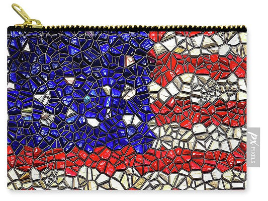 American Flag Mosaic - Carry-All Pouch