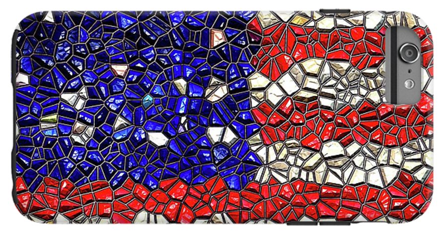 American Flag Mosaic - Phone Case