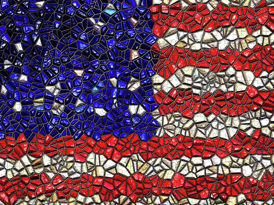 American Flag Mosaic - Puzzle