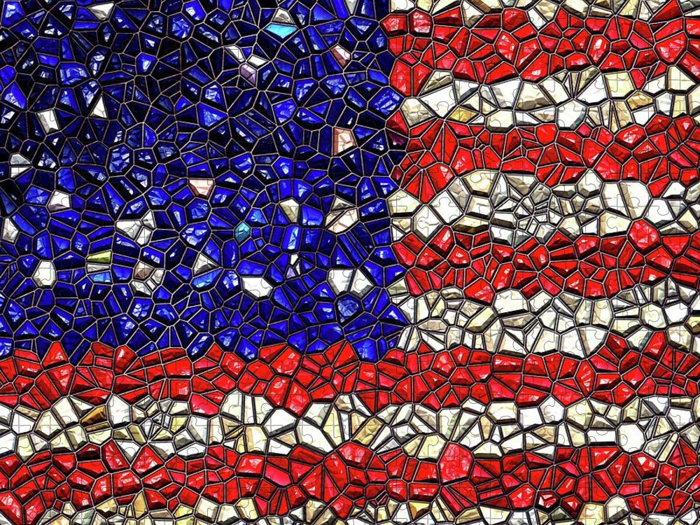 American Flag Mosaic - Puzzle