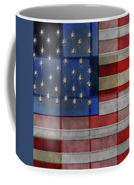 American Flag Quilt - Mug