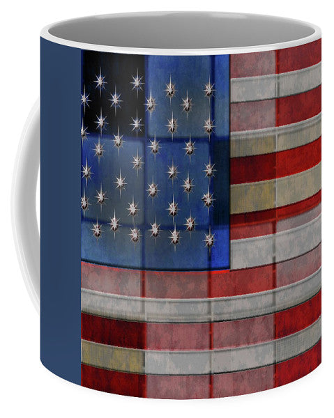 American Flag Quilt - Mug