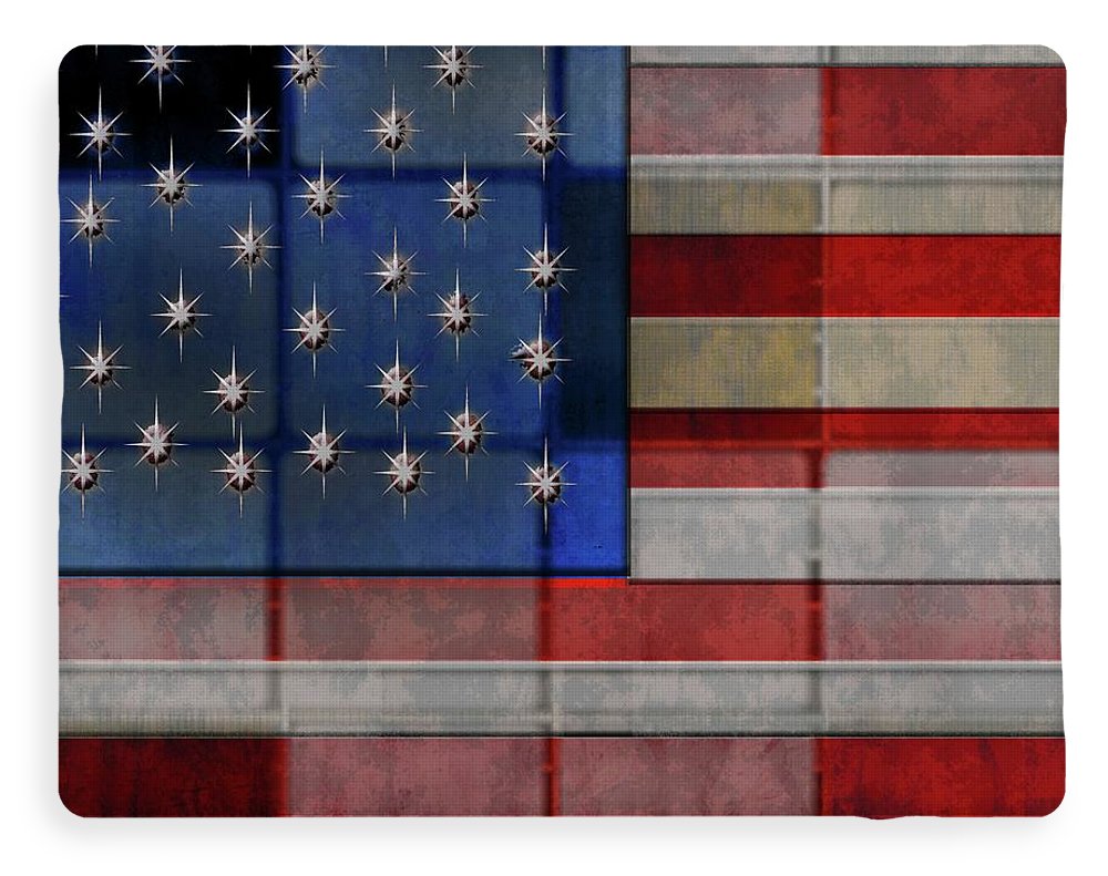 American Flag Quilt - Blanket