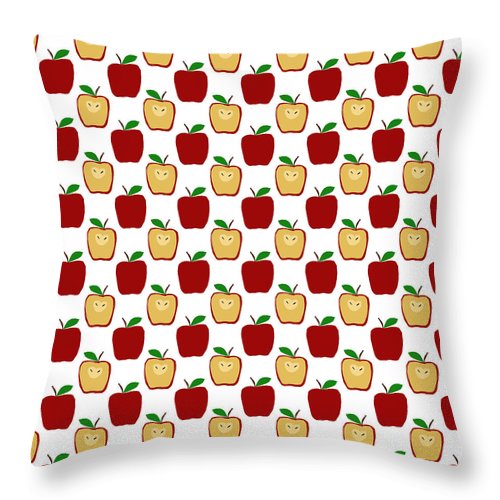 Apple Polkadots - Throw Pillow
