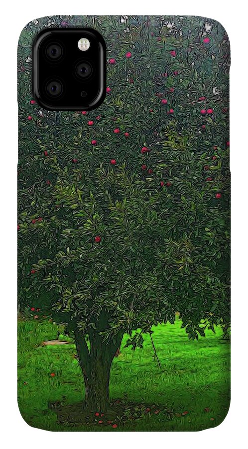 Apple Tree With Red Ripe Apples - Phone Case