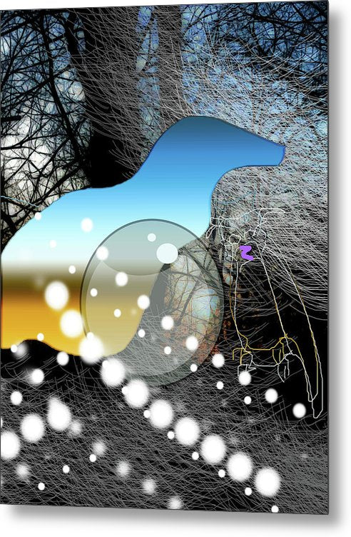 April Evening - Metal Print