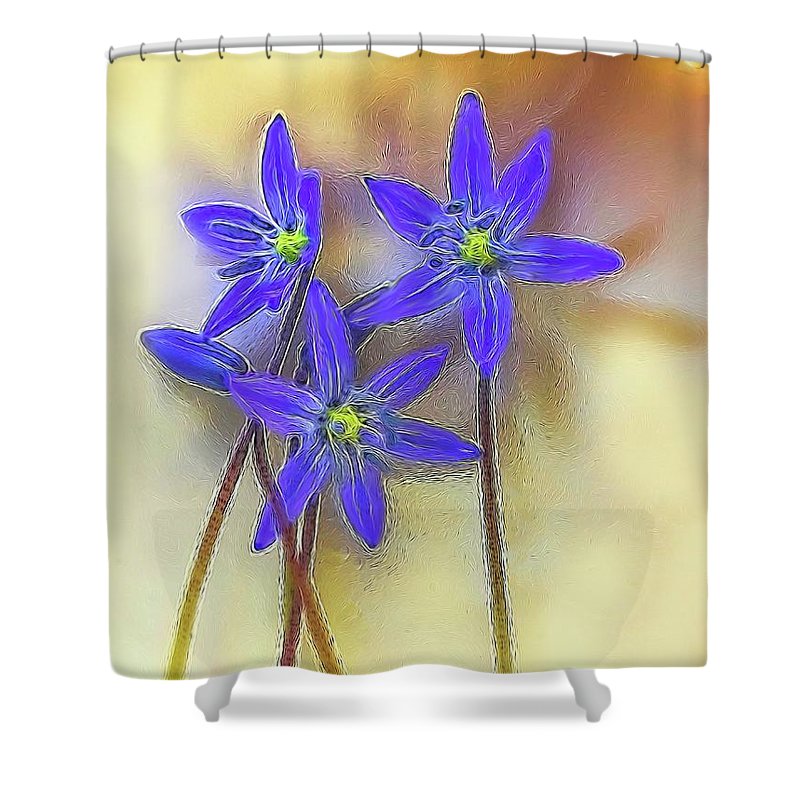 April Flowers - Shower Curtain