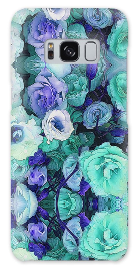 Aqua Flower Kaleidoscope - Phone Case