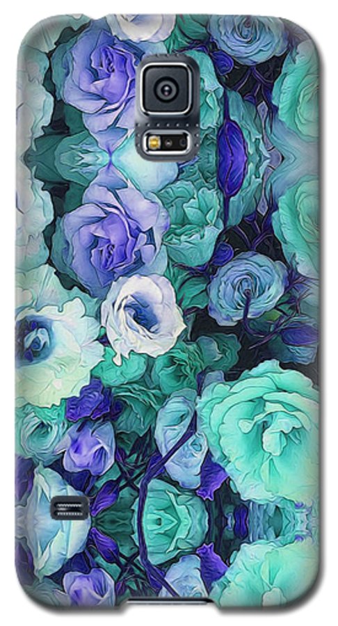 Aqua Flower Kaleidoscope - Phone Case