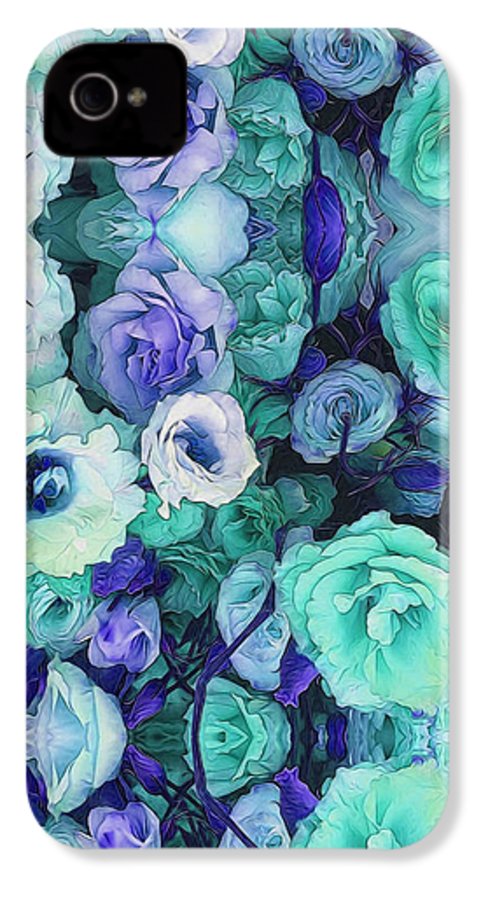 Aqua Flower Kaleidoscope - Phone Case