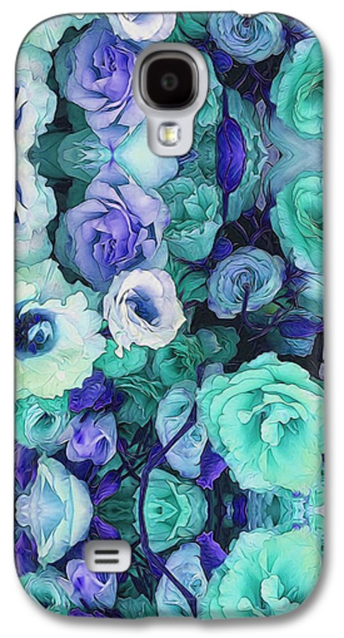 Aqua Flower Kaleidoscope - Phone Case