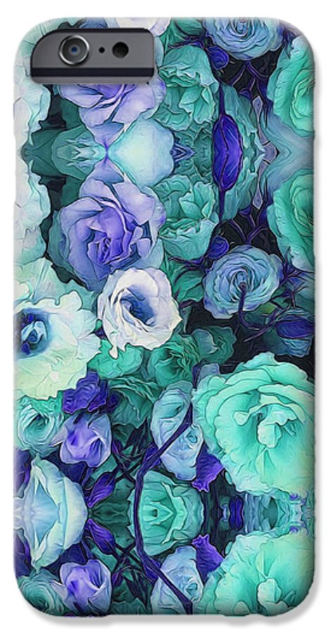 Aqua Flower Kaleidoscope - Phone Case