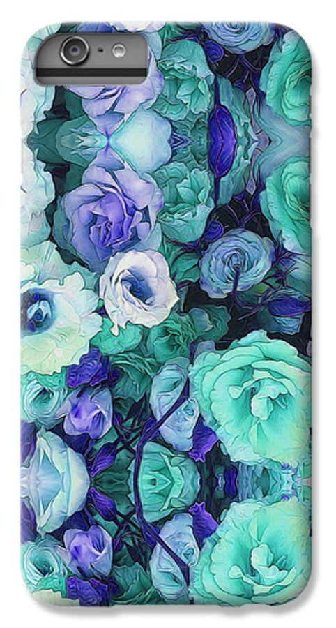 Aqua Flower Kaleidoscope - Phone Case